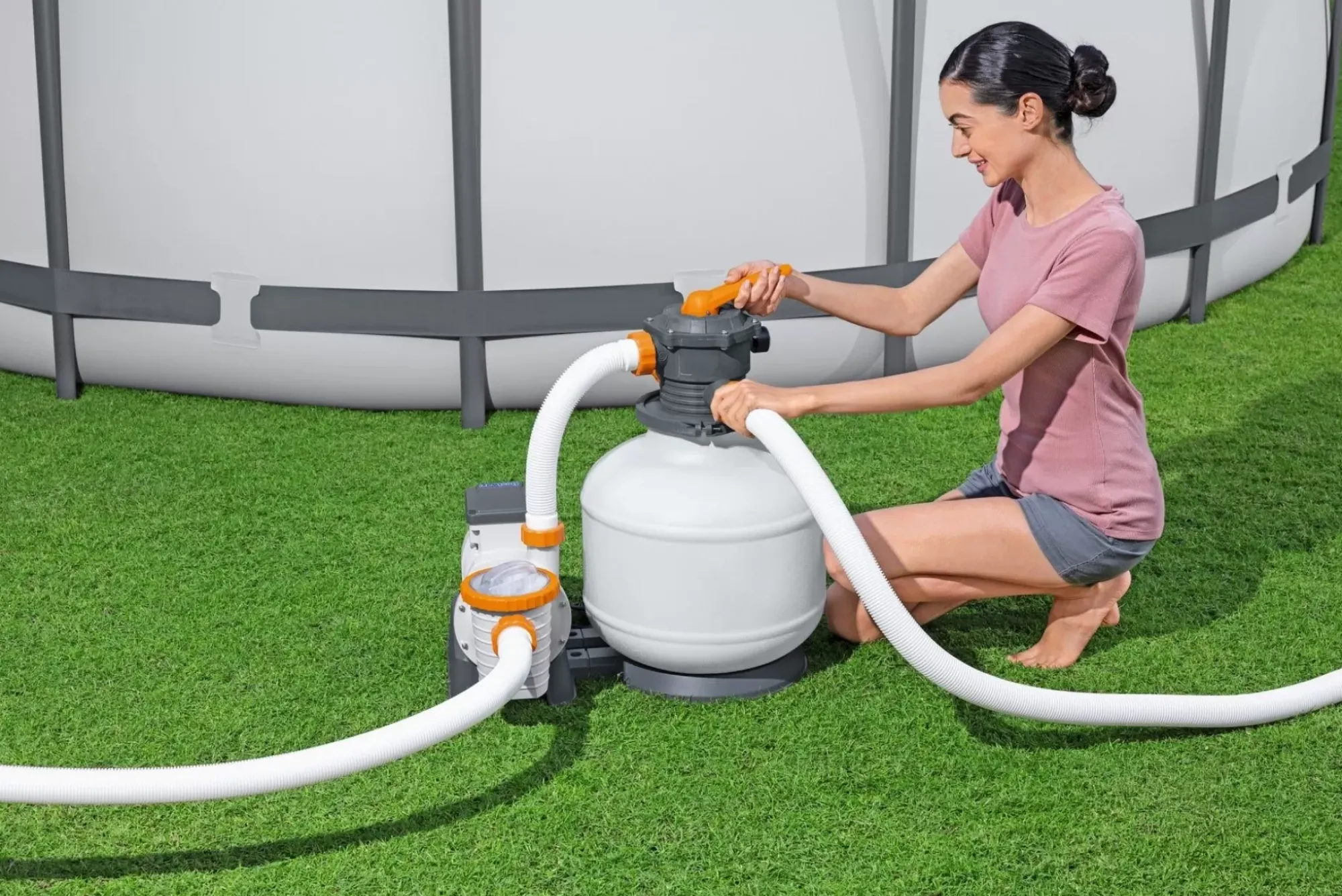 Bestway Pool Accessories< Flowclear 3000 Gallon Sand Filter Above Ground Pool Pump