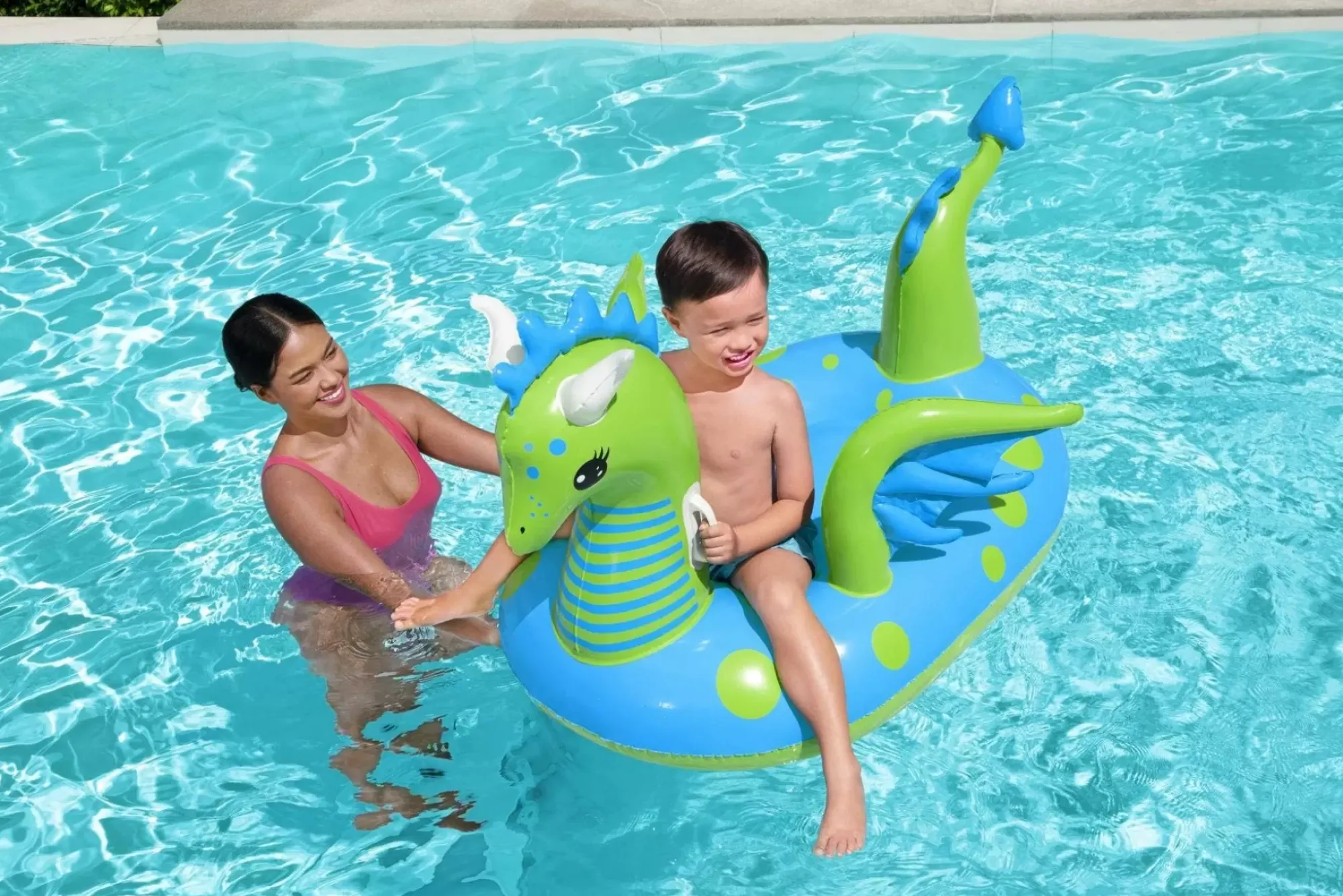 Bestway Pool Floats<H2Ogo! Fantasy Dragon Kids Ride-On Pool Float