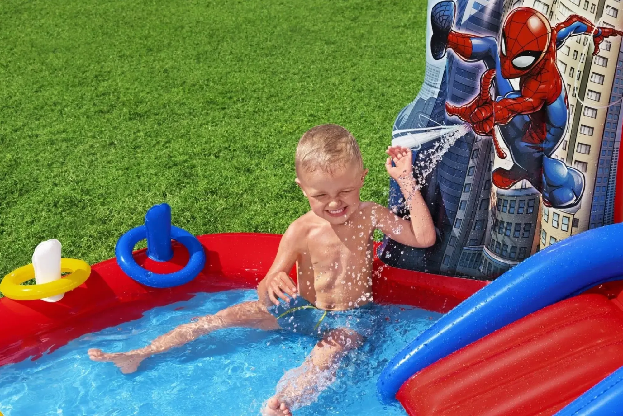 Bestway Play Centers<Spider-Man Inflatable Kids Water Play Center